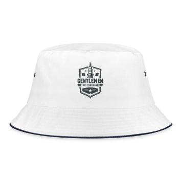 Gentlemen Start Your Engines Motorsport - Bucket Hat - white/navy - Front