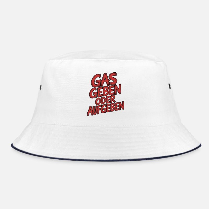 Gas geben oder Aufgeben Bucket Hat
