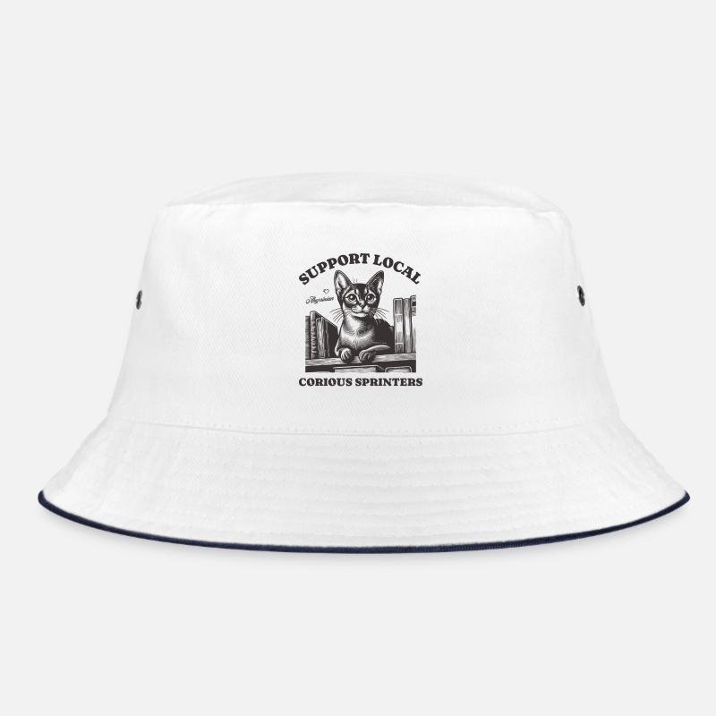Katze Support Local Abyssinian Bucket Hat