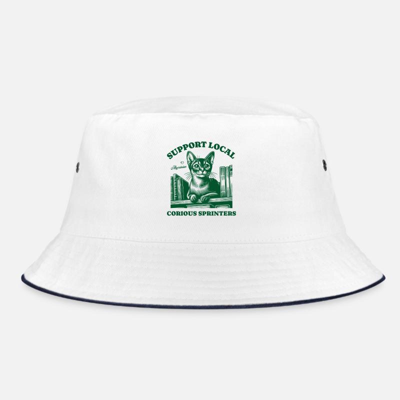 Katze Support Local Abyssinian Bucket Hat