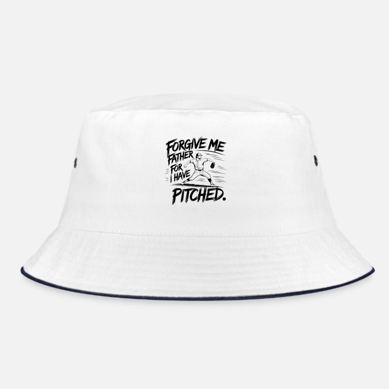 Pardonne-moi Père Baseball Pitcher Flame Design Bob