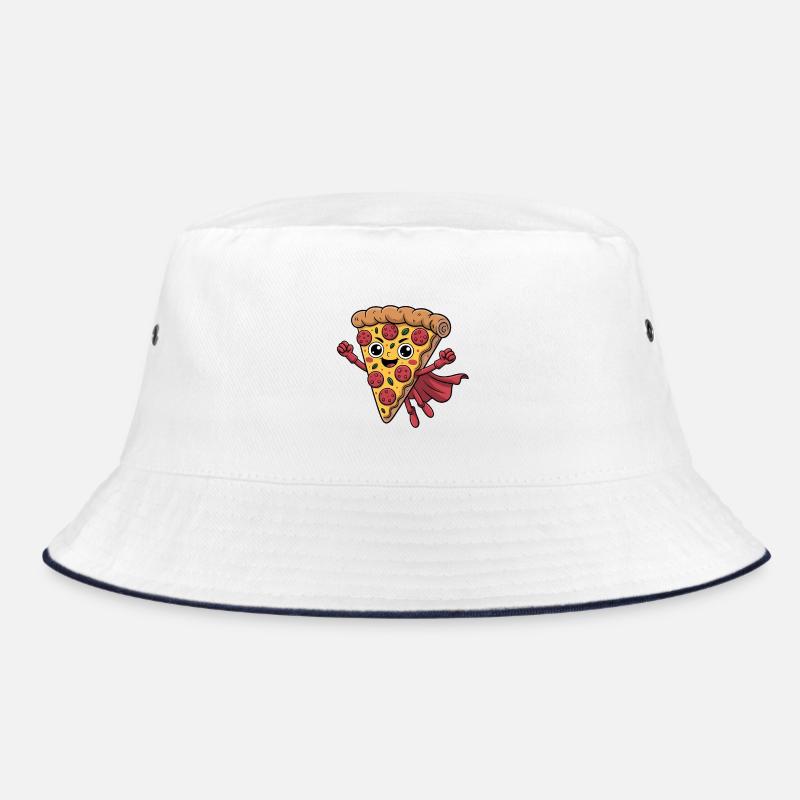 Funny Pizza Design Pizza Baker Bucket Hat