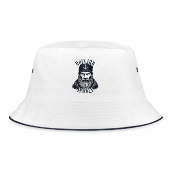 Frison orientale Mer du Nord Seaman Moin Ur Spacken - Bob - blanc/marine - Devant