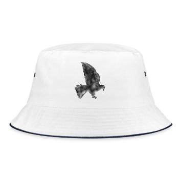 Dove - Bucket Hat - white/navy - Front