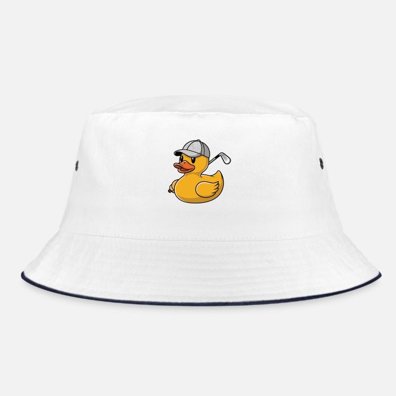 Gummiente mit Golfschläger Bucket Hat