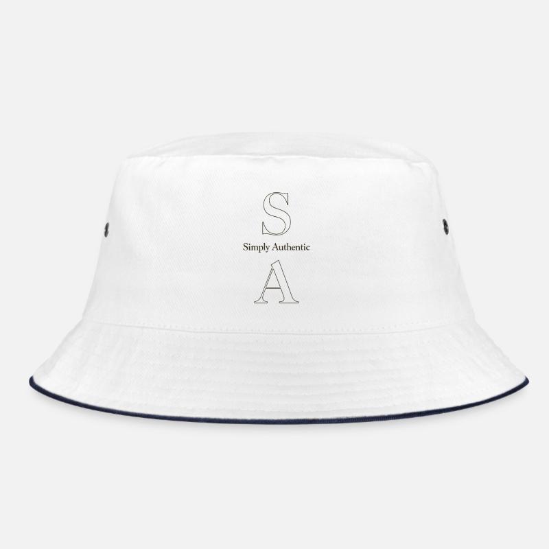 Simply Authentic Statement Spruch Bucket Hat