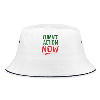 Climate Action Now Environnement Conservation de la nature Protection de l’environnement - Bob - blanc/marine - Devant