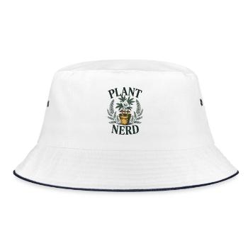 Plant Nerd – Édition Cannabis - Bob - blanc/marine - Devant