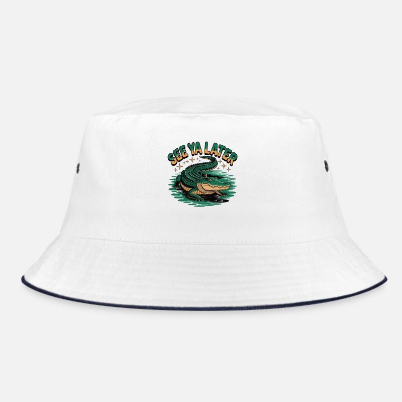 Bis später Alligator Bucket Hat