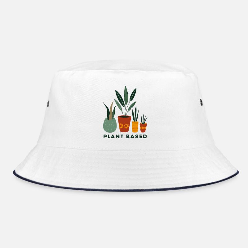 Pots Amis à base de plantes - Bob - blanc/marine