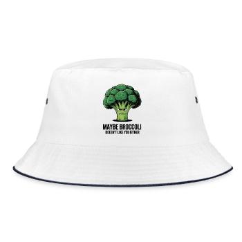 Peut-être que le brocoli ne vous aime pas non plus - Bob - blanc/marine - Devant
