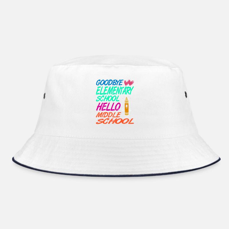 Goodbye Elementary Hello Middle School Journey Bucket Hat