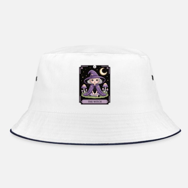 Tarot Card Little Witch Bucket Hat