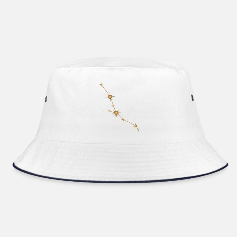 Sternbild Stier Sternzeichen Sternzeichen Golden Bucket Hat