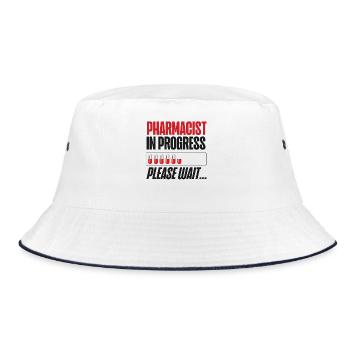 Technicien en pharmacie - Bob - blanc/marine - Devant