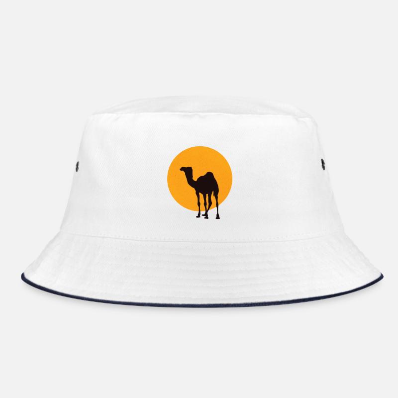 Dromedar Kamel Silhouette Bucket Hat