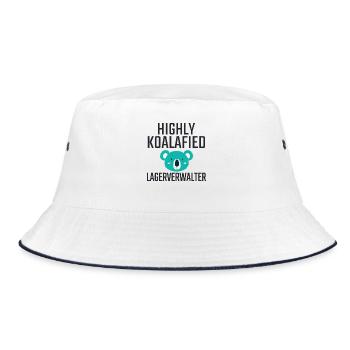 Storage Manager Koalafied - Bucket Hat - white/navy - Front