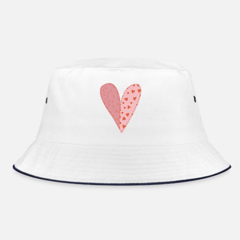 Patchwork Heart No9 Bucket Hat
