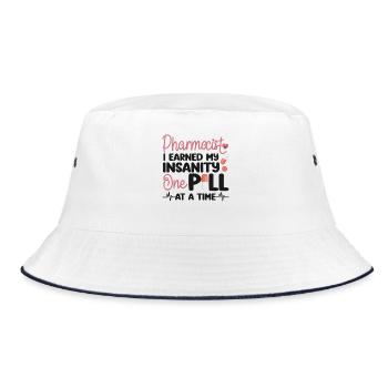 Technicien en pharmacie - Bob - blanc/marine - Devant