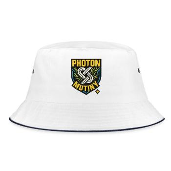 Photon Mutiny - Bucket Hat - white/navy - Front