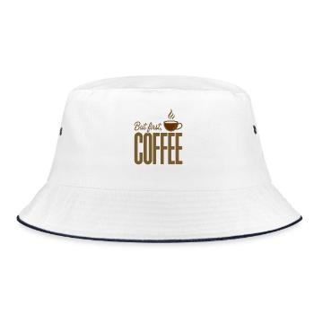 Mais le premier dicton de café pour les du matin - Bob - blanc/marine - Devant
