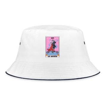 Dancers Passion Dance und Tarot Geschenkidee - Bucket Hat - Weiß/Navy - Vorne