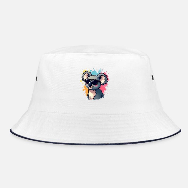 Koala cool avec des lunettes de soleil et une explosion de couleurs Bob