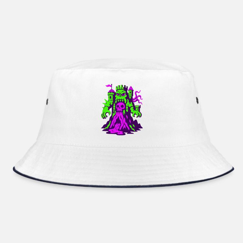 Kraken Fantasy Castle Bucket Hat