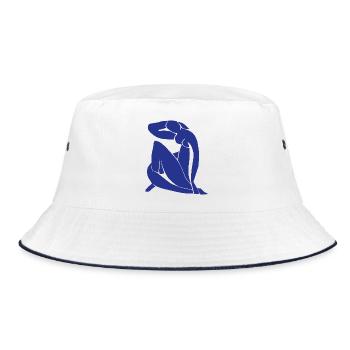 Art Nu bleu Impressionisme Matisse Fauvisme - Bob - blanc/marine - Devant