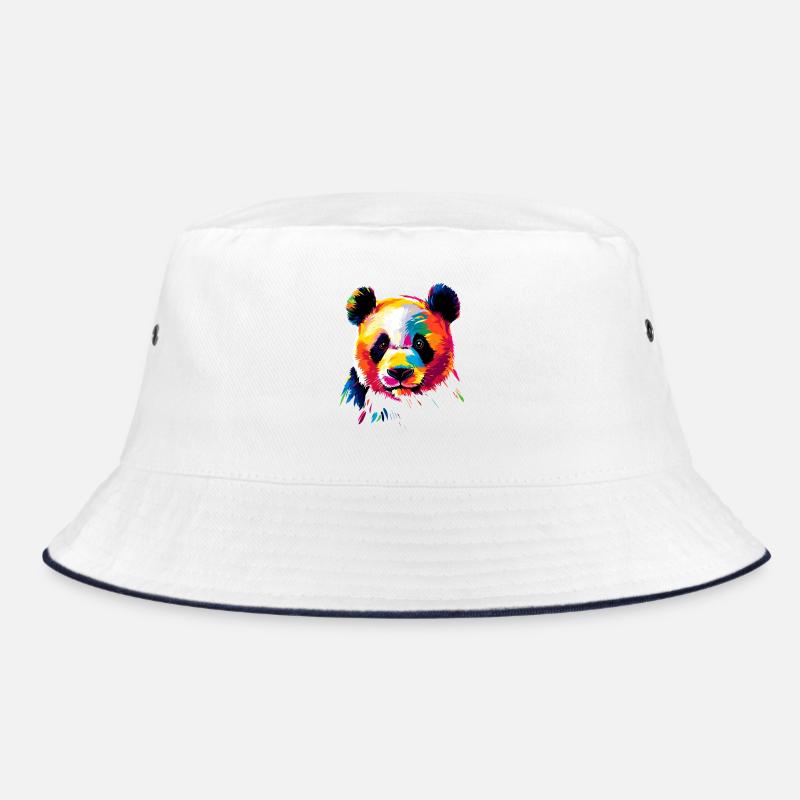 Panda Ours Pandas Géants Panda Géant Mignon Panda Ours Panda - Bob - blanc/marine