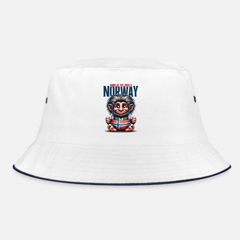 Troll norvégien avec drapeau Bob