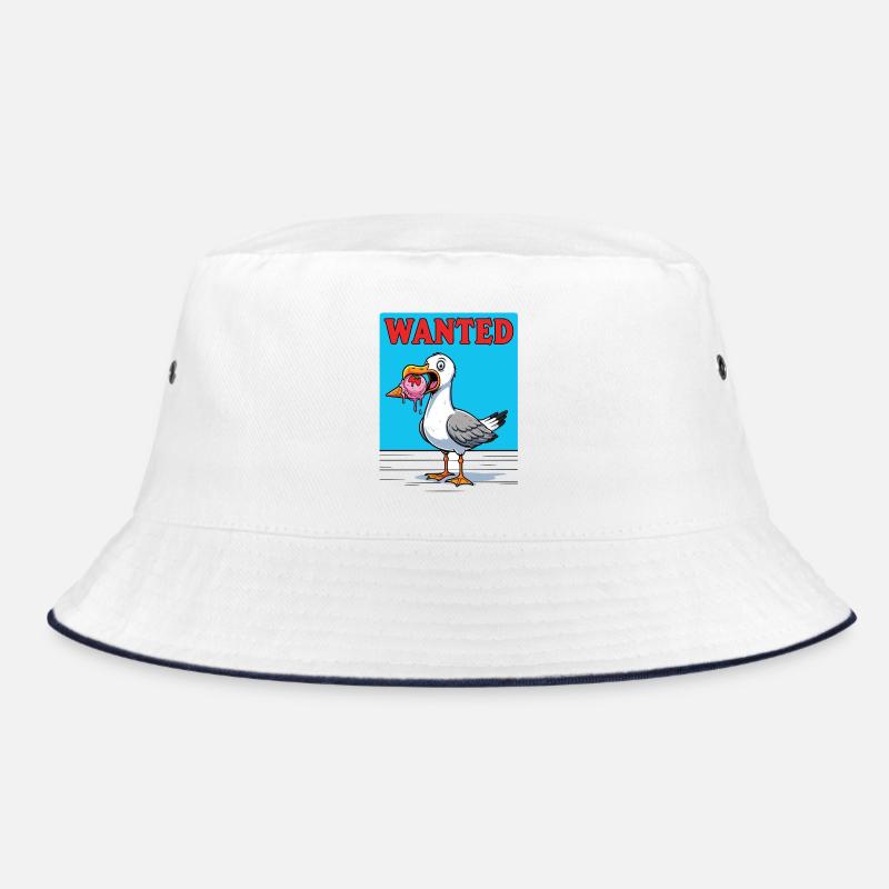 Gesucht Möwe Eiscreme Abenteuer Bucket Hat