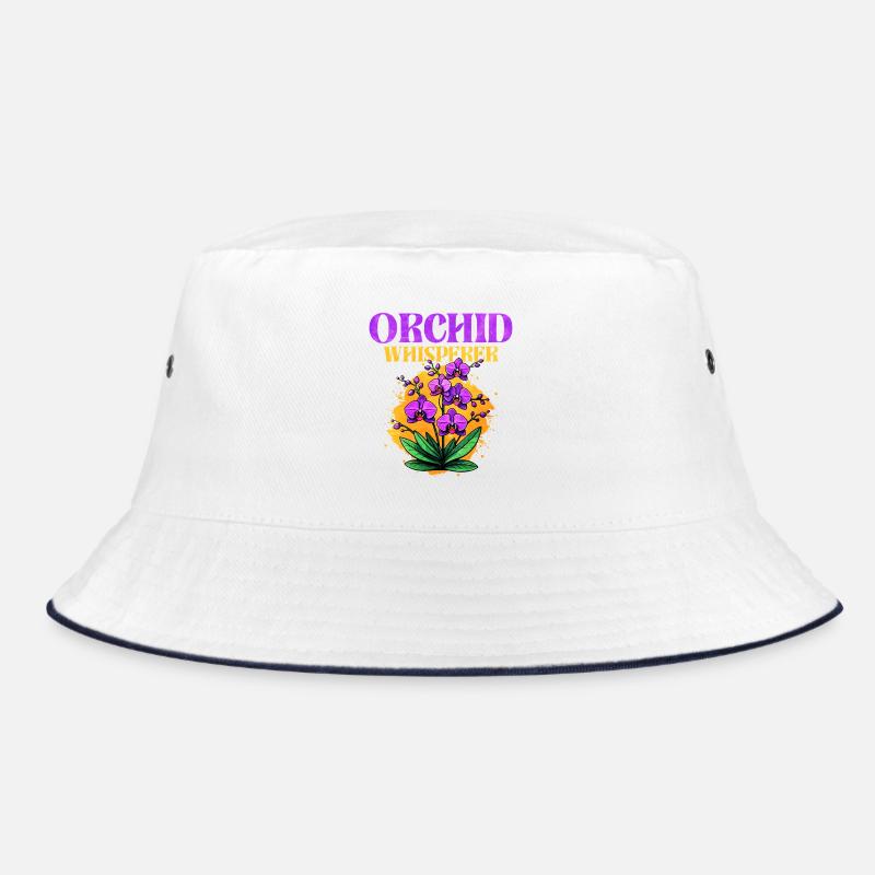 Orchid Whisper Design Bucket Hat