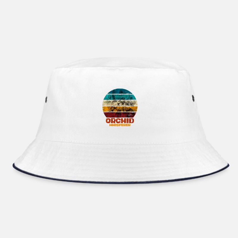 Orchid Whisperer Design Bucket Hat