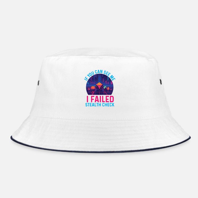 Failed Stealth Check Funny RPG Tabletop Gamer  Bucket Hat