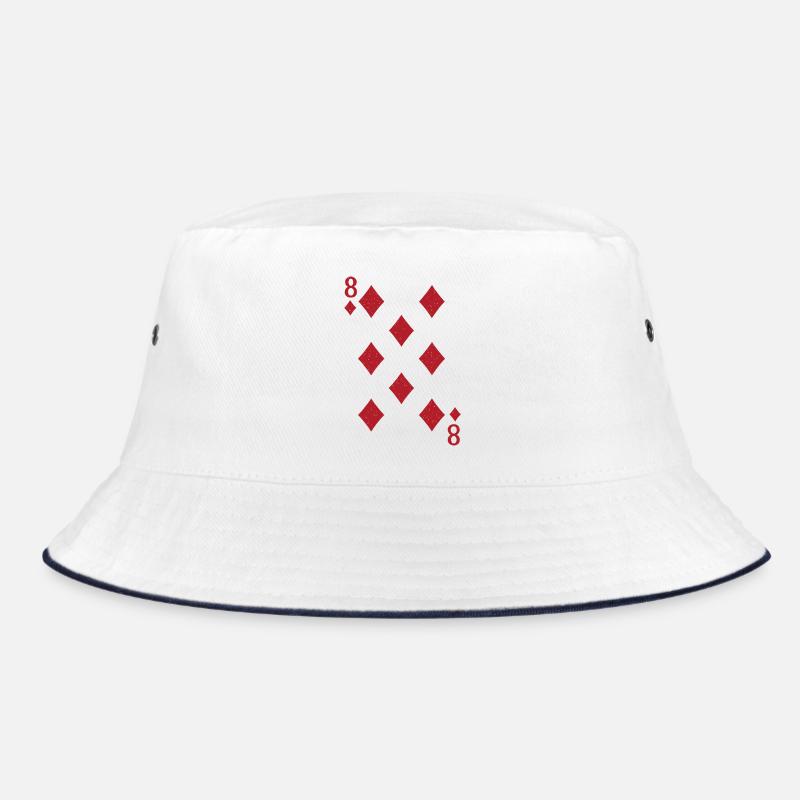 Card pattern 8 plaid design on clothing Bucket Hat