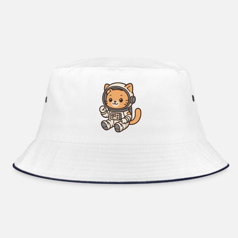 Kätzchen im Astronautenhelm Bucket Hat