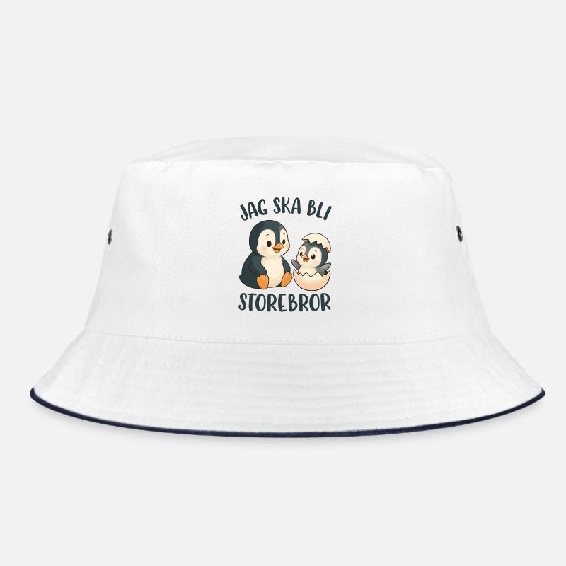 Großer Bruder, ich werde ein großer Bruder - Pinguin Bucket Hat