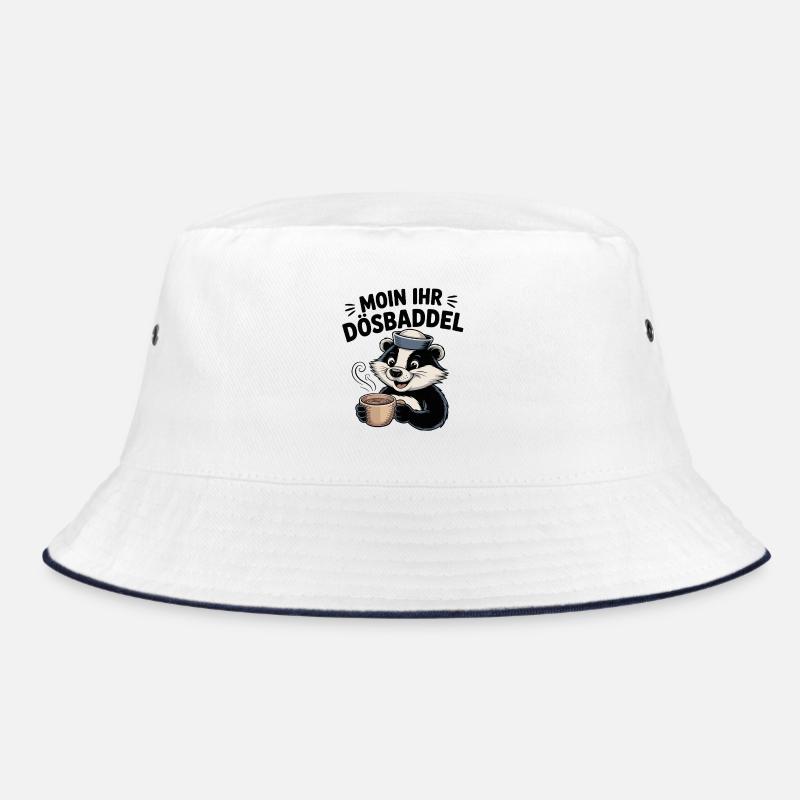 Moin your idiot North German coffee saying Bucket Hat