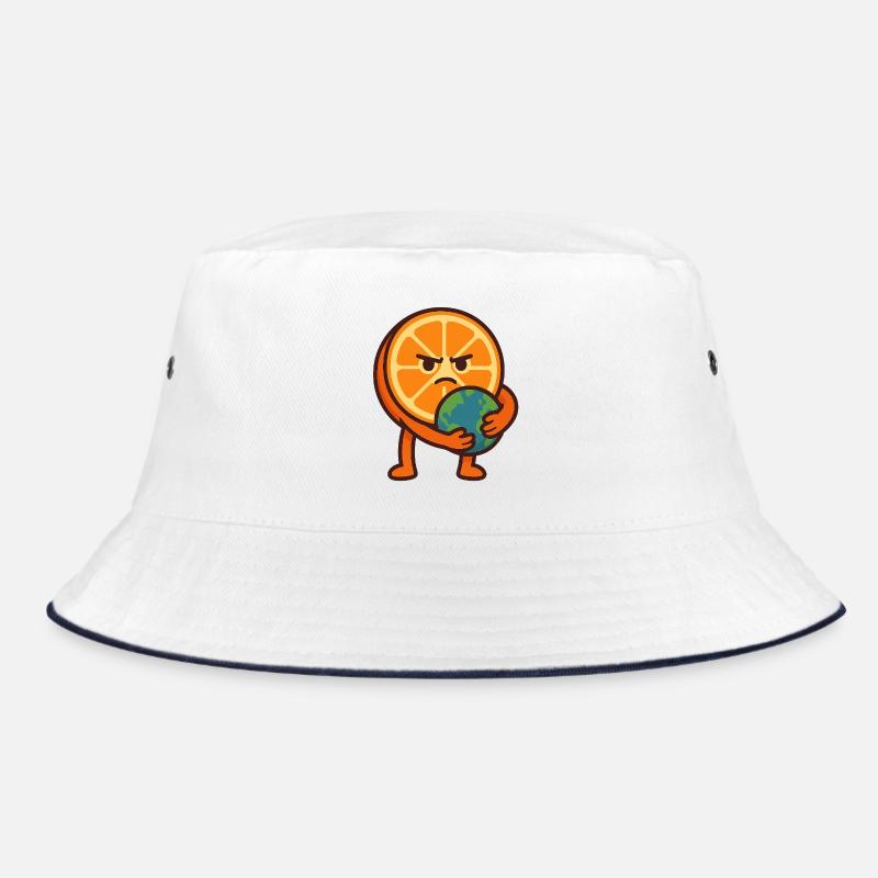 Der orangefarbene Protektor Bucket Hat