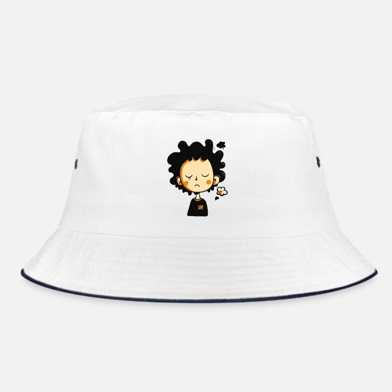 Expressive Cartoon IN Sweating Mood Bucket Hat