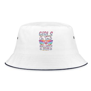 Lunettes de soleil Girls on Tour Majorque 2026 - Bob - blanc/marine - Devant