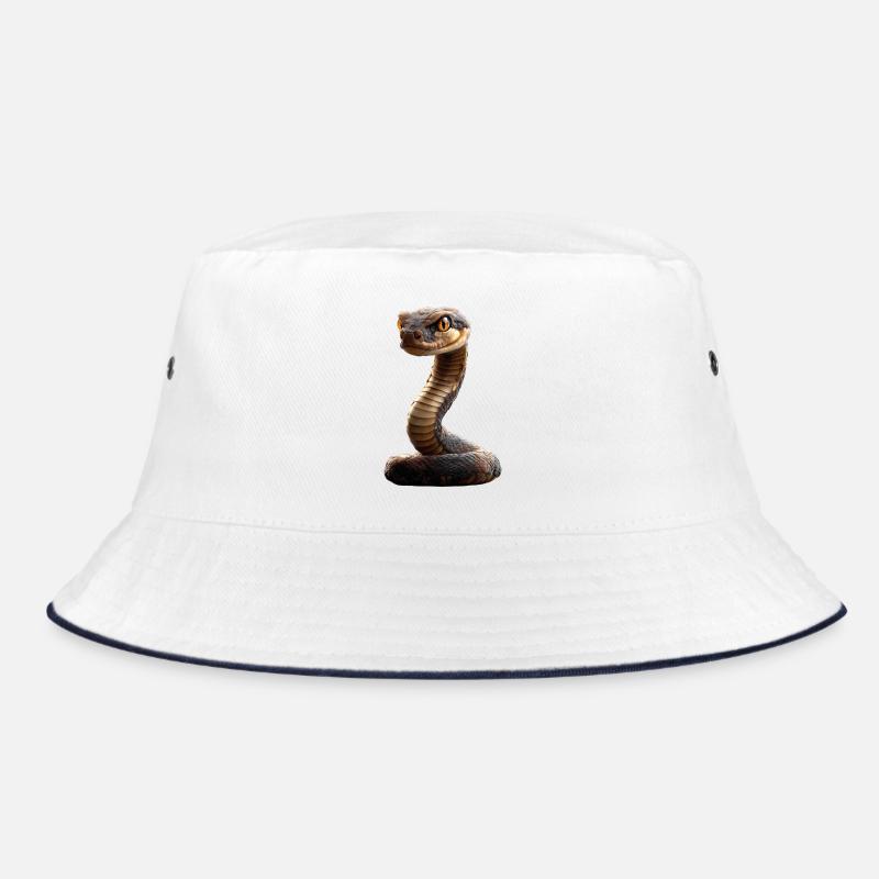 Schlange Python Kobra Klapperschlange Schlangen Bucket Hat
