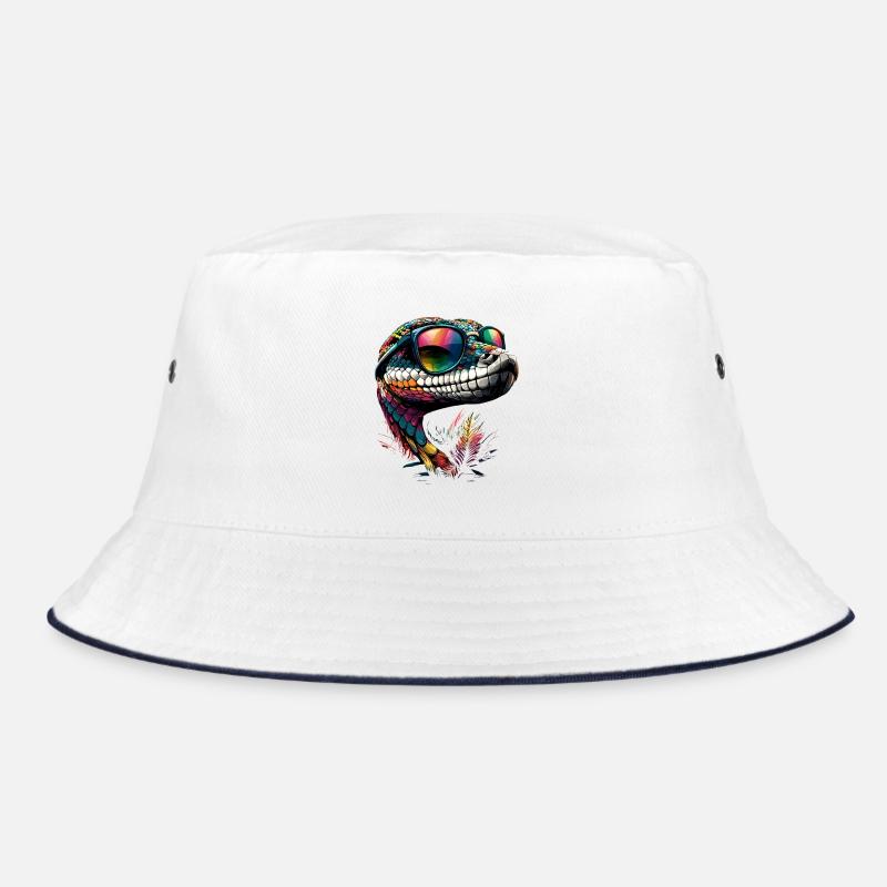 Schlange Python Kobra Klapperschlange Schlangen Bucket Hat