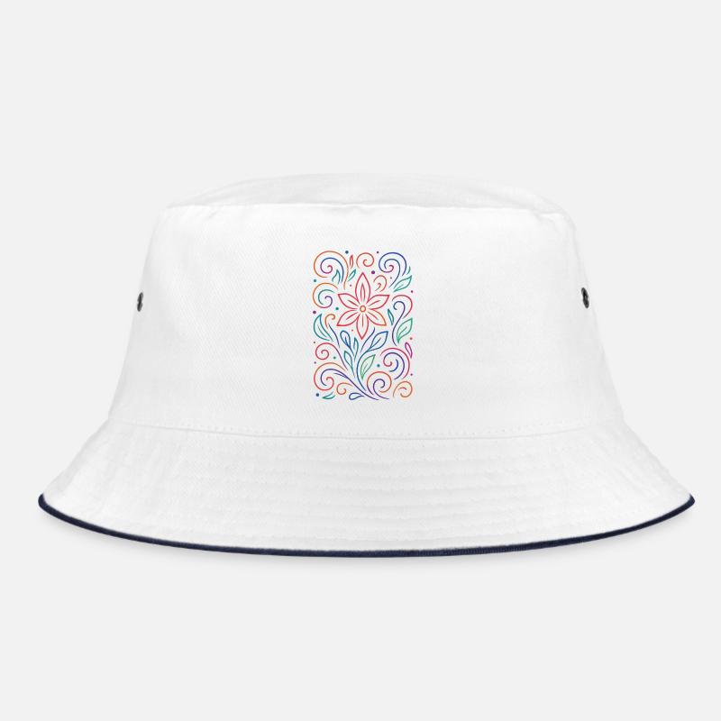 Vibrant floral patterns for creative clothing Bucket Hat