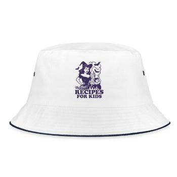 The best recipes for kids - Bucket Hat - white/navy - Front