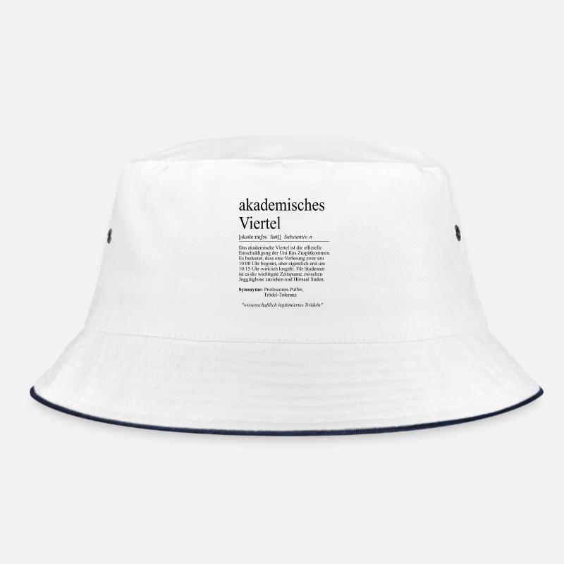 Unispruch "akademisches Viertel" Student Studenten Bucket Hat