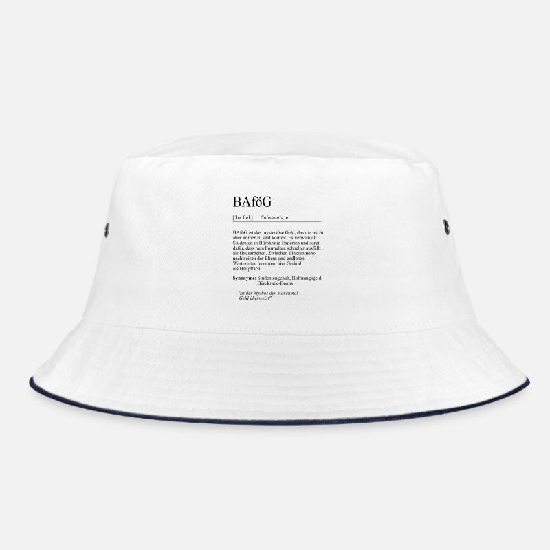 Unispruch "BAföG" Student Geschenk, Studenten Bucket Hat