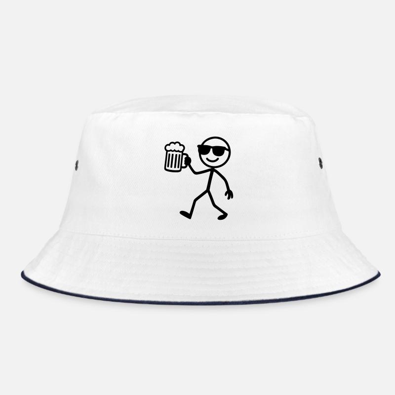 strichmännchen bier Bucket Hat