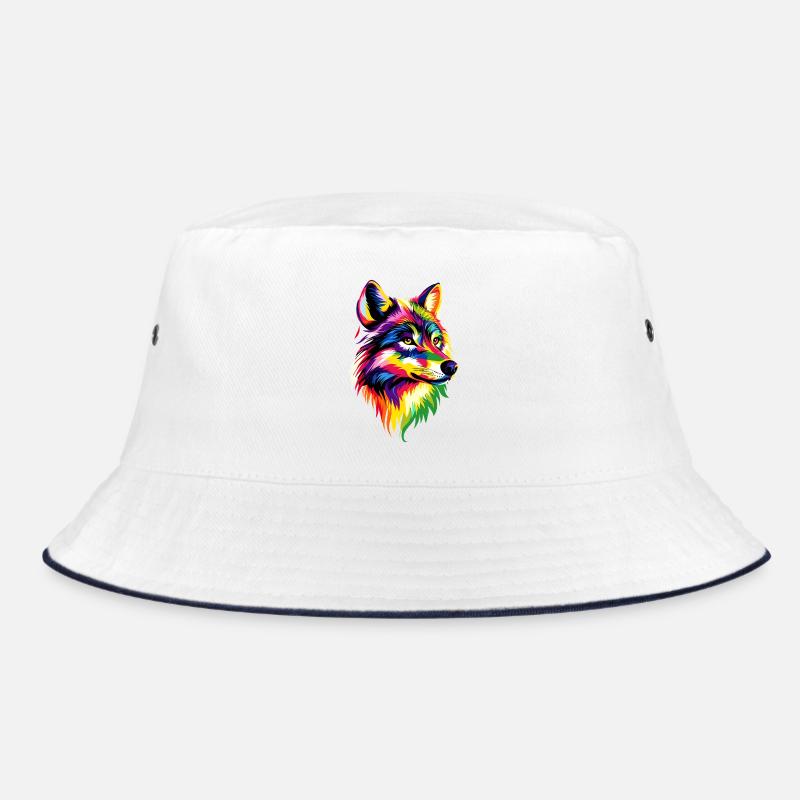 Wolf Liebe Wölfe Wolfsrudel Wolfshund Wilder Wolf Bucket Hat